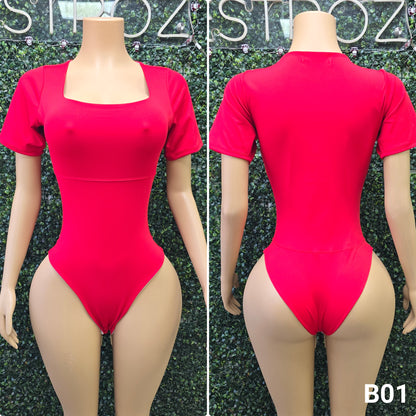 B01 | Body Modelador Cuello Cuadrado | EZ