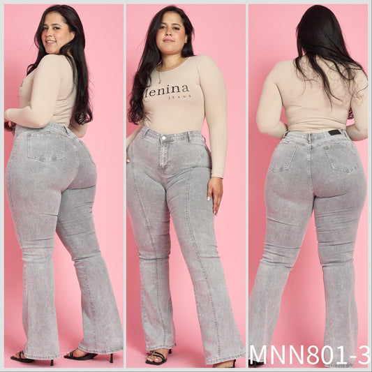 N801-3 (M3) | Flare Extralinda Gris Lineal | Menina