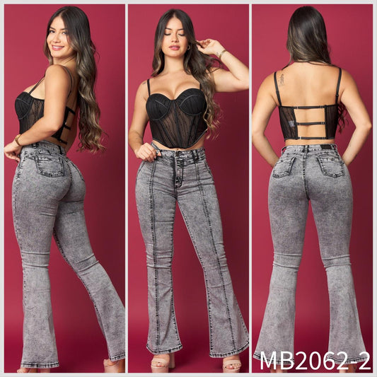 MB2062-2 (J6) | Flare Gris Jaspeado Lineal | Menina