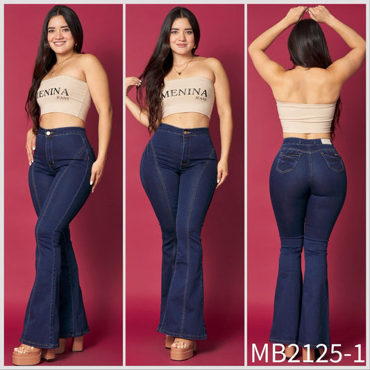 MB2125-1 (C5) | Flare Azul Oscuro Lineal | Menina