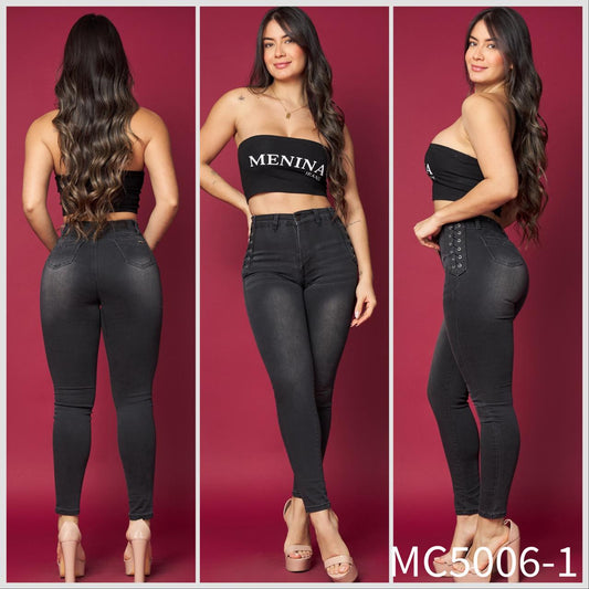 MC5006-1 (H4) | Skinny Faja Trenzado Grafito Focalizado |