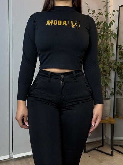MC5004-2 (I3) | Skinny Negro Con Faja | Menina