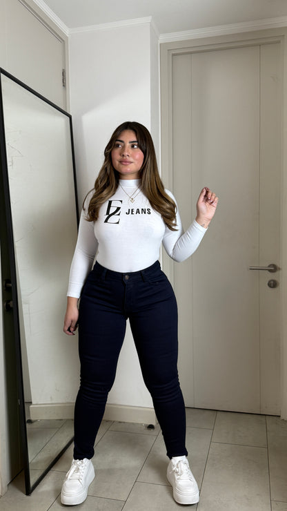 Jeans Skinny Forrado Polar Azul Oscuro | Modelo 20697 | EZ (B7)