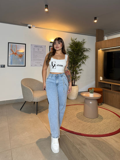 MB2098 ()  | Jeans Tiro medio | Menina