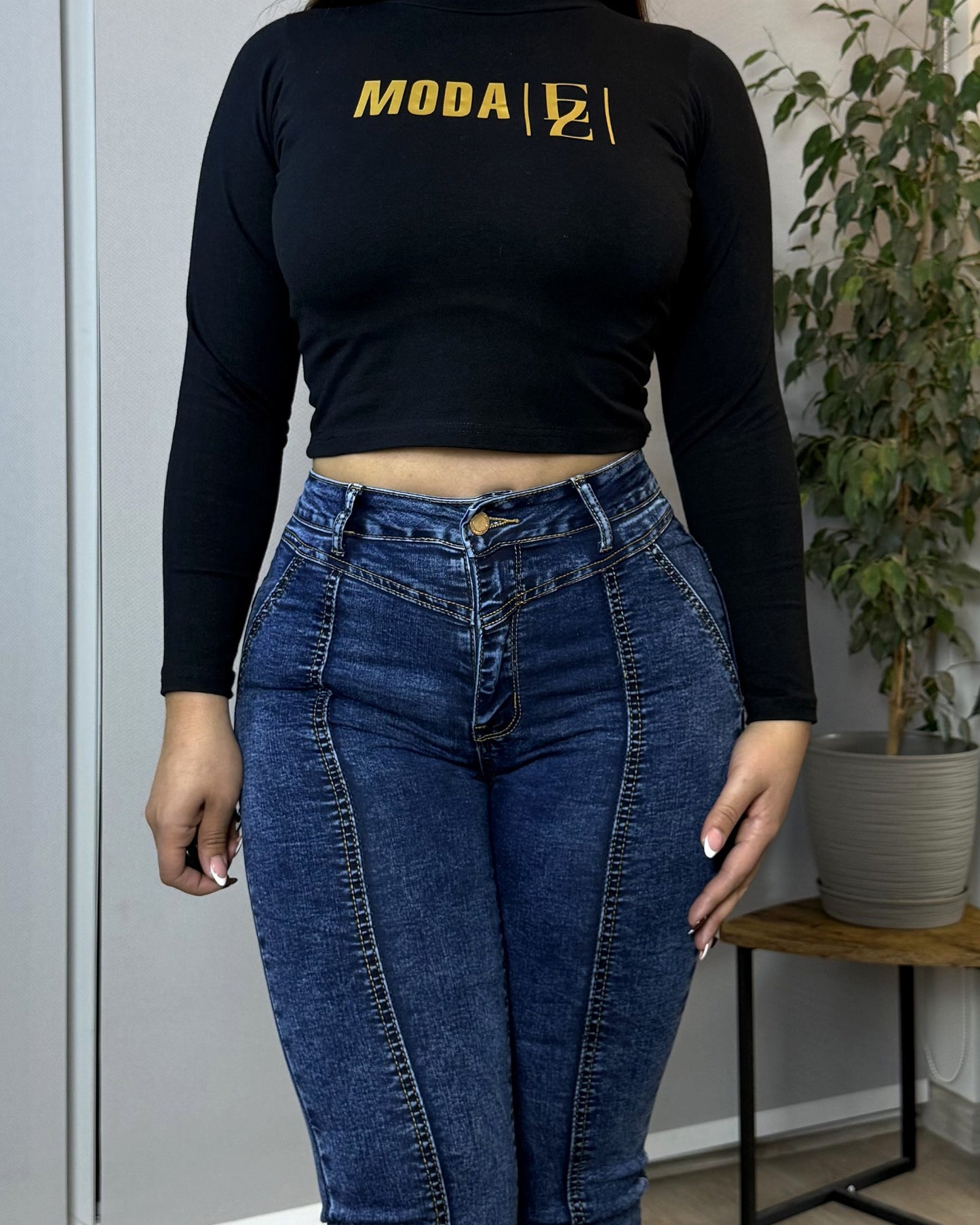 MB2126-1 | Flare Azul Oscuro Jaspeado Lineal | Menina