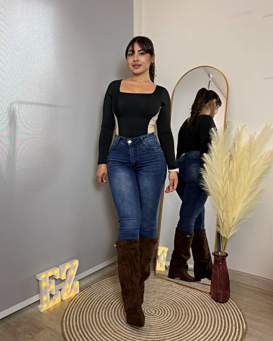 MC1050 (G2) | Skinny Azul Focalizado | Menina
