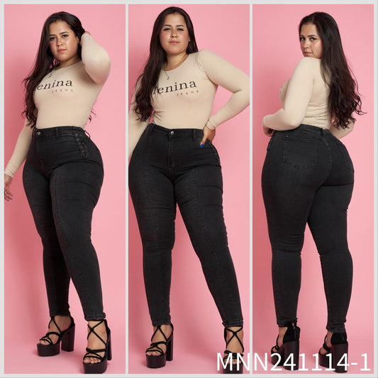 Jeans Skinny Trenzado Extralinda | Modelo N241114-1 (K5) | Menina