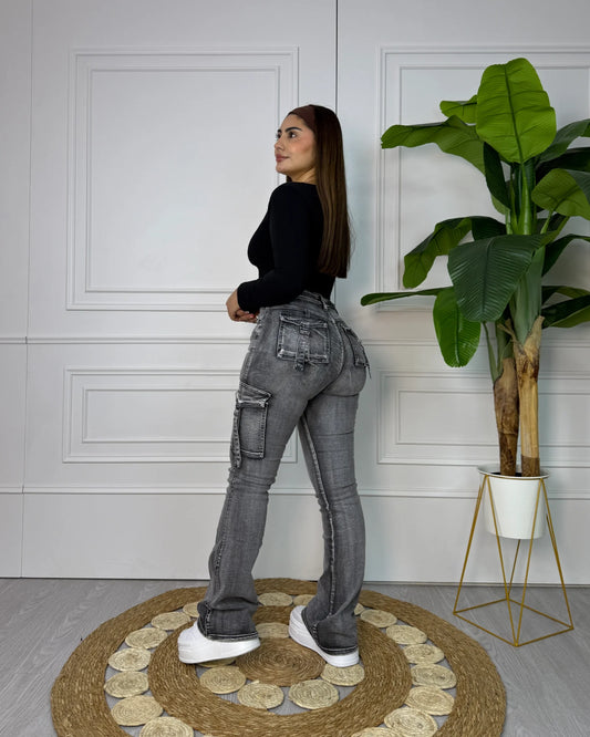 N2602-2 (U4) | Flare Gris Claro Cargo
