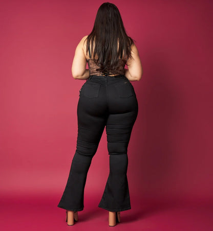 MMB2072-3 (N2) | Flare Trenzado Negro