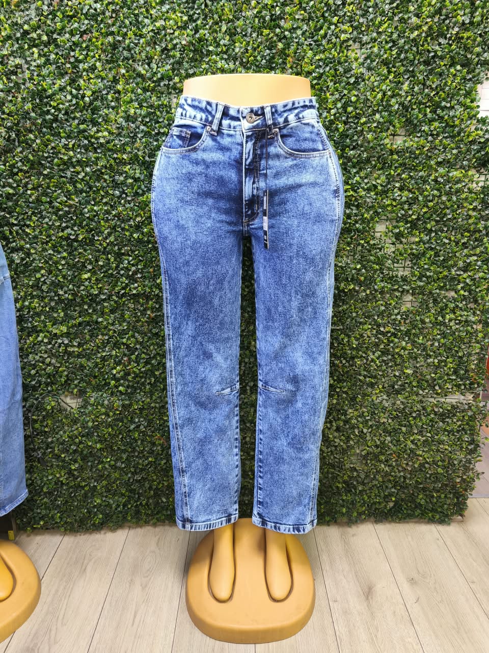 Bali Baggy Nacional Celeste Jaspeado EZ ELITE, vista frontal