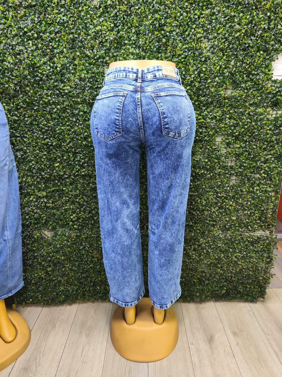 Bali Baggy Nacional Celeste Jaspeado EZ ELITE, vista trasera