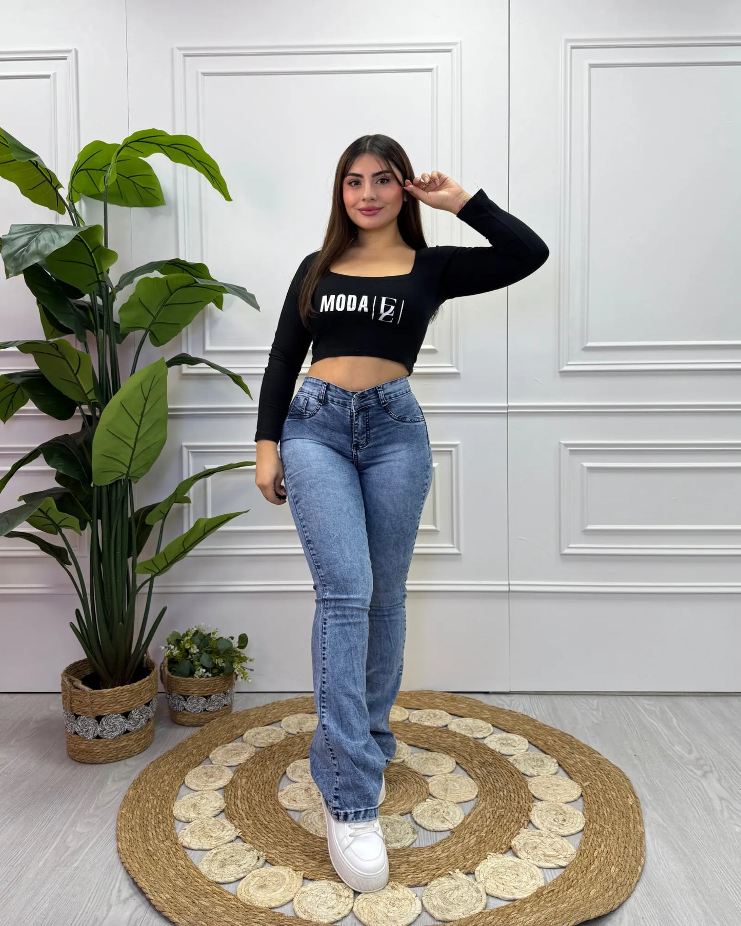 EZ2541 (S) | Flare Nacional Azul Jaspeado Ultra Push Up | EZ
