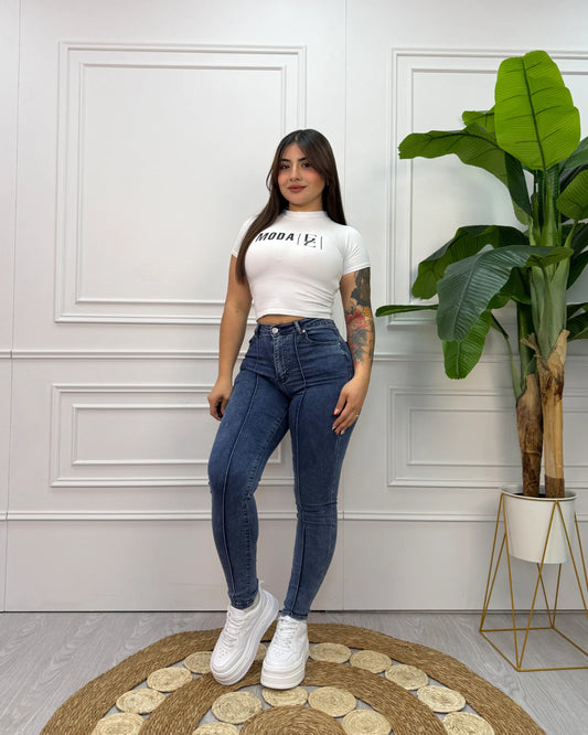 MC5015 (I3) | Skinny Azul Lineal