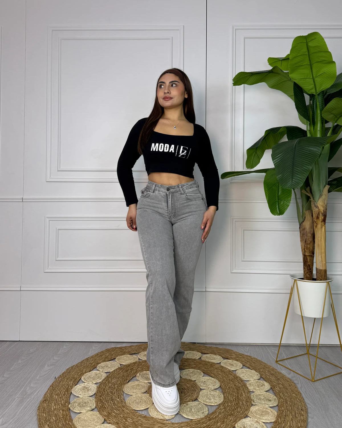 N2604-2 (T2) | Recto Gris Claro Bolsillo Con Tapa