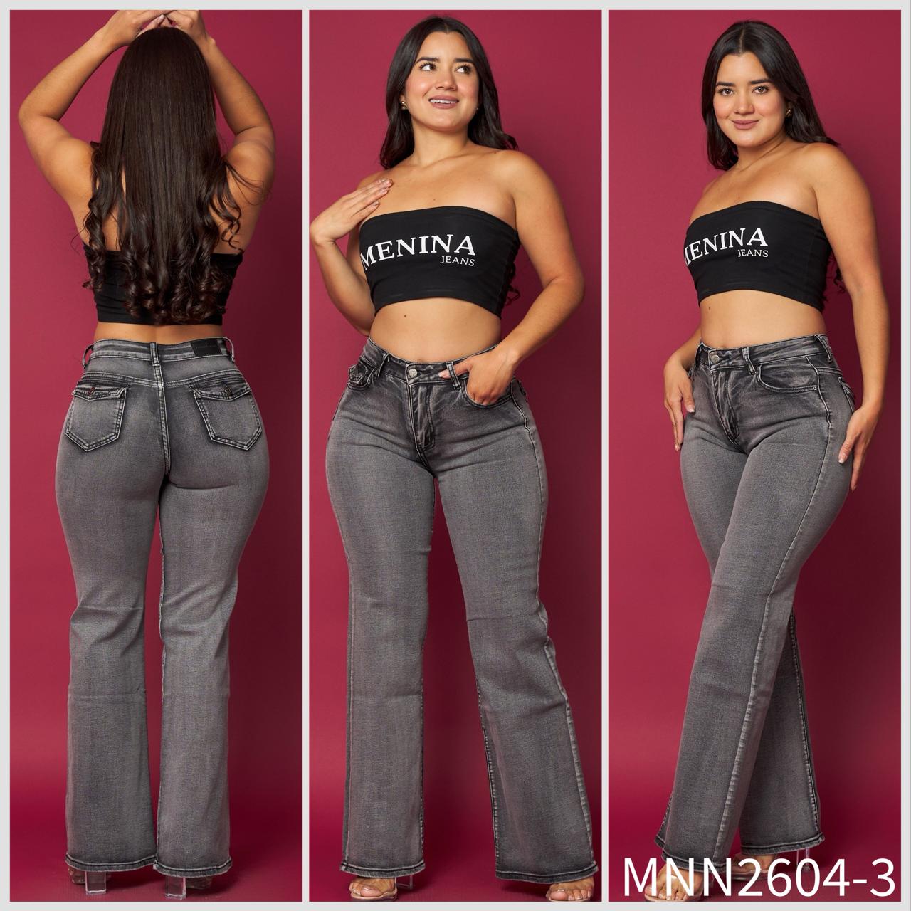 N2604-3 (T2) | Recto Gris Oscuro Bolsillo Con Tapa