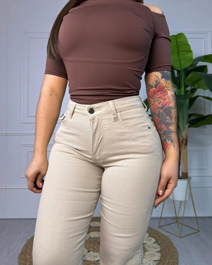 N2604-5  | Recto Beige Bolsillo Con Tapa (ARRIBA)