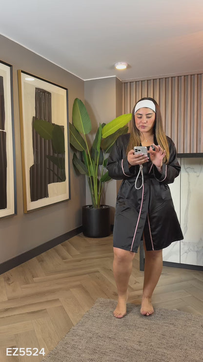 EZ5524 (F6) | Jeans Flare Trenzado Grafito Oscuro | EZ