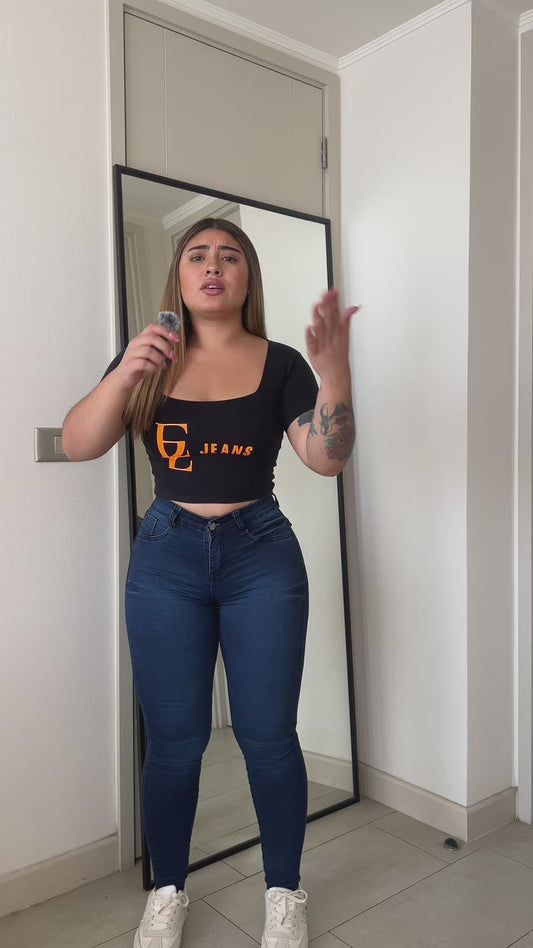 Jeans Skinny Azul Premium Confección Chilena | Modelo  EZ2505| EZ Nacional